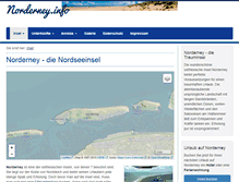 Tablet Screenshot of norderney.info